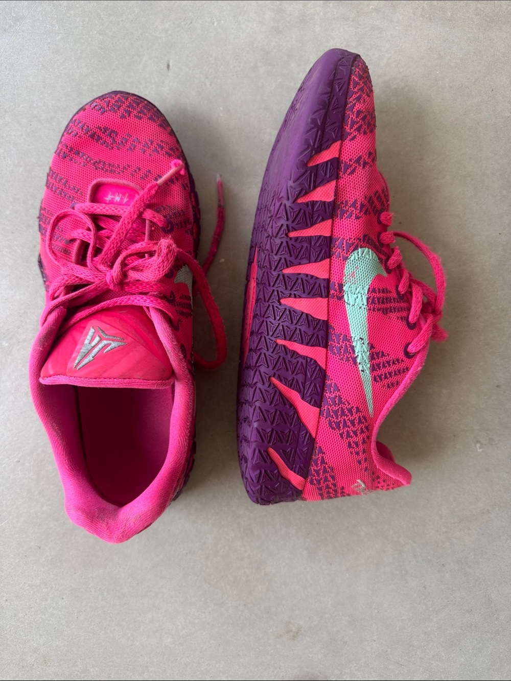 Ja 3 originals pink purple basketball sneaker